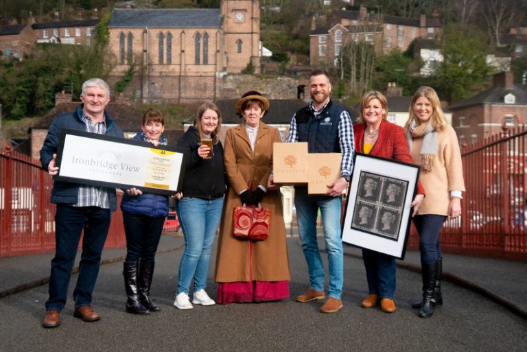 Some of the finalists from Shropshire at Ironbridge