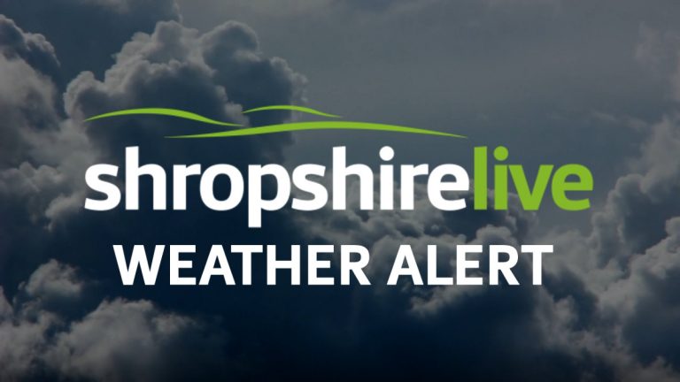 Amber warning issued for Shropshire as Storm Francis moves across the country