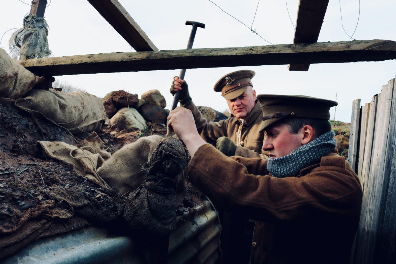 Around twenty men will be hunkering down at the trenches for the entirety of the 48 hours