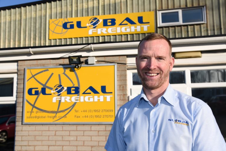 Anton Gunter, Managing Director of Telford-based Global Freight Services