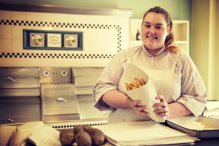 The famous chip shop at Blists Hill Victorian Town