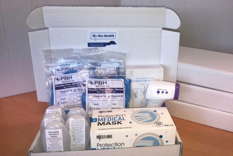 PPE in a box is designed to help keep your business operating at peak efficiency while providing the added layer of safety