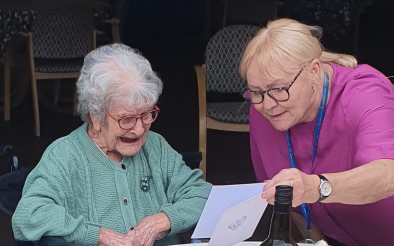 Special tea party for Gladys as she celebrates turning 109