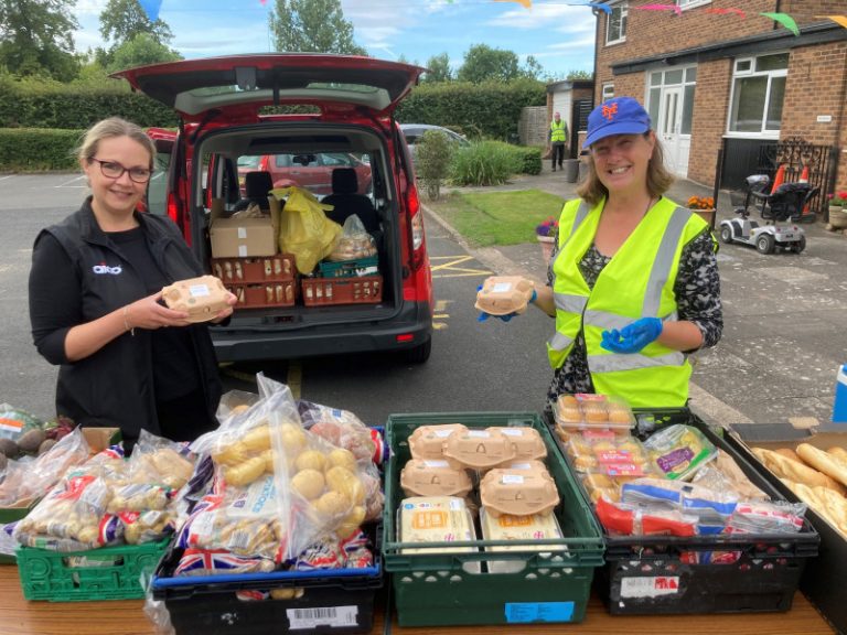 AICO's Jane Pritchard and Ali Thomas, Shrewsbury Food Hub Co-founder