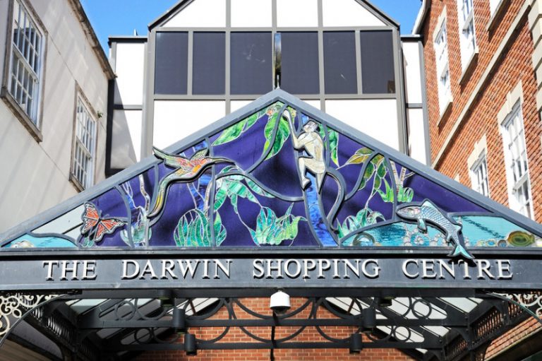 The Darwin Shopping Centre in Shrewsbury