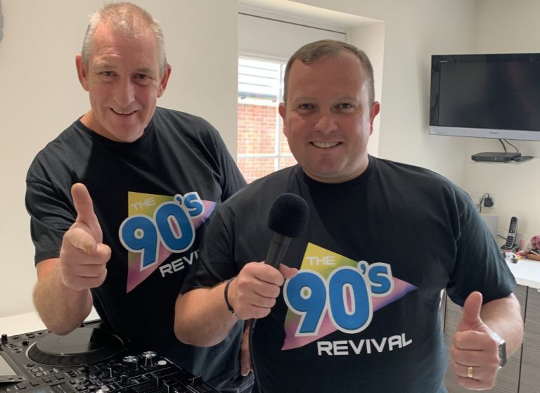DJs Dave and Benno from The 90s Revival