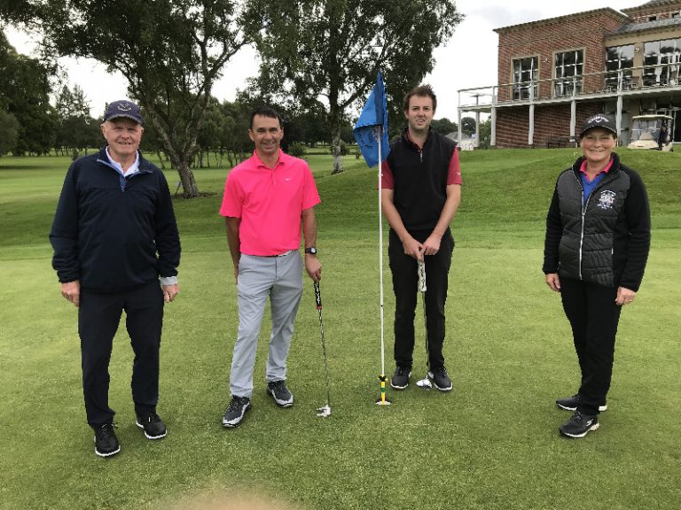 Stuart Apperley, Rowly Jones, Ashley Chesters and Christine Apperley