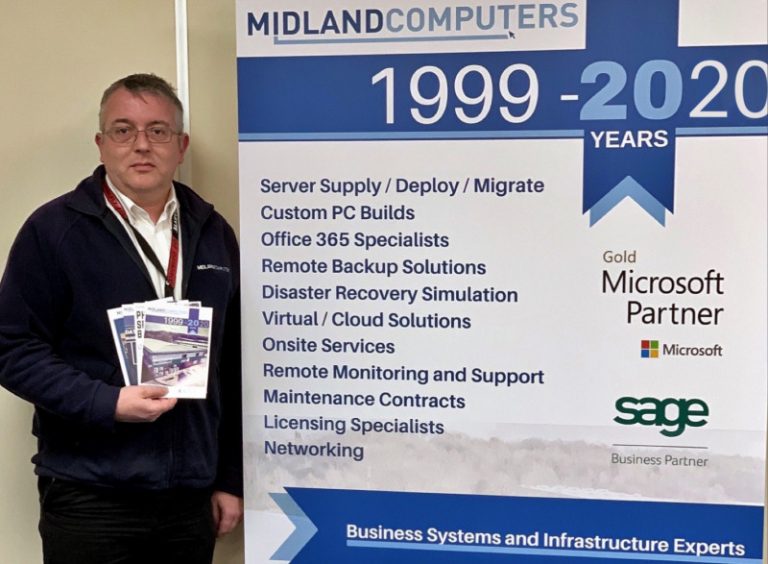 Hedley Corcoran, Managing Director of Midland Computers