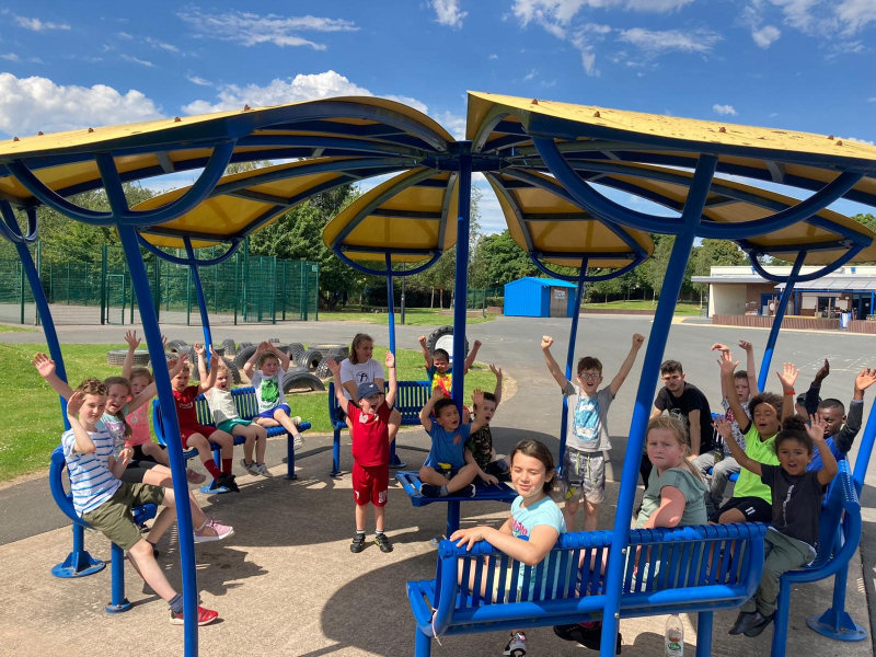 Children having fun at a Crossbar holiday club