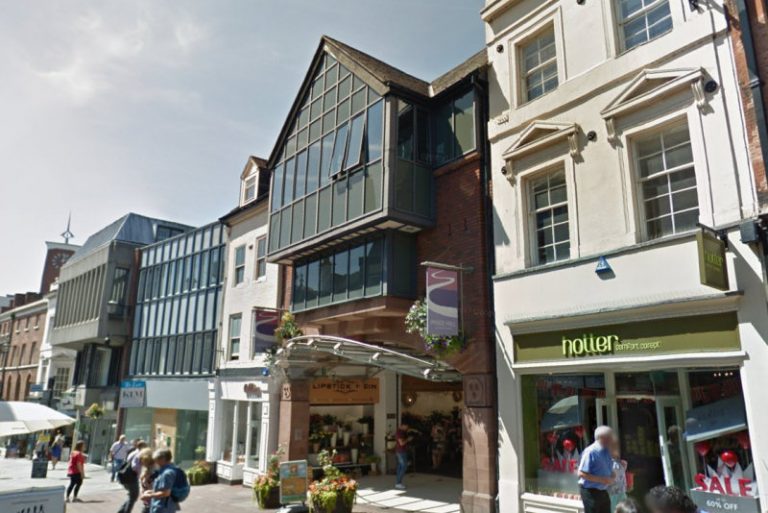 The entrance to the Pride Hill Centre in Shrewsbury. Image: Google Street View