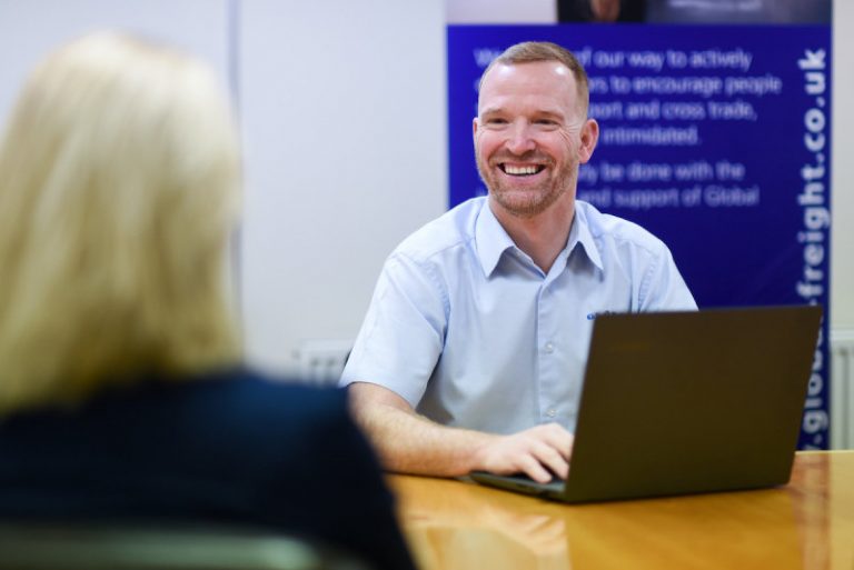 Anton Gunter, managing director of Global Freight Services in Telford