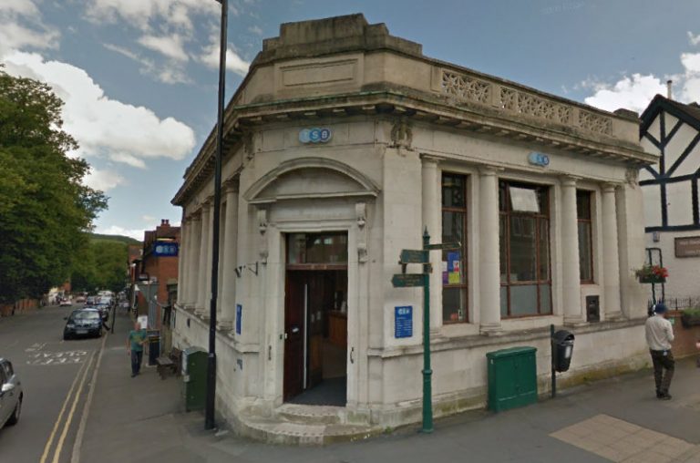 TSB is set to close its Church Stretton branch is 2021. Image Google Street View