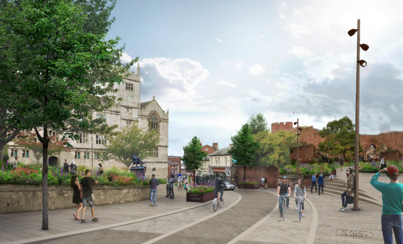 Castle Street could be re-energised as a distinctive and inviting culture, business and leisure destination within Shrewsbury