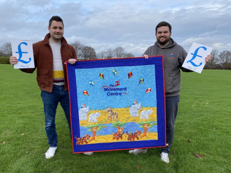 Stuart Danks from DM Recruitment with Curtis Langley from The Movement Centre