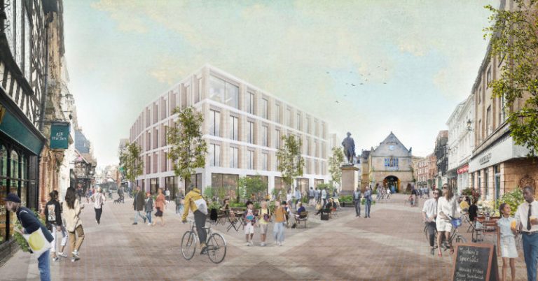 How Shrewsbury's Square could look