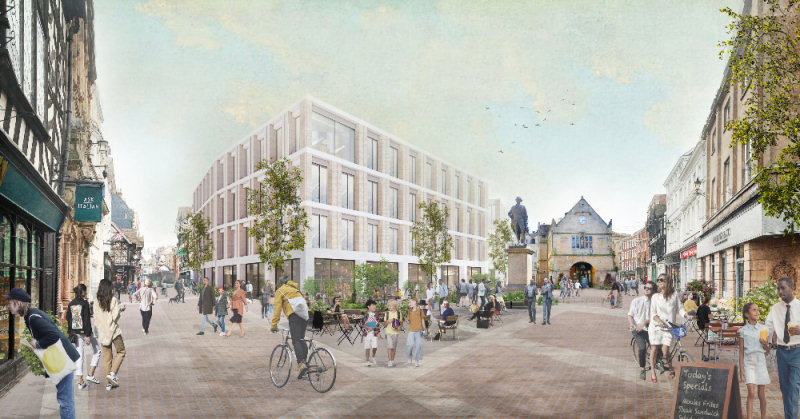 How Shrewsbury's Square could look