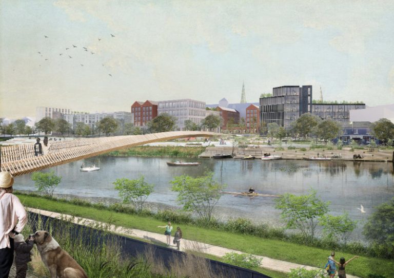 Among the ideas suggested is creating a riverside walkway and park