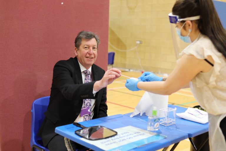 New Covid testing centre is opened at Telford College