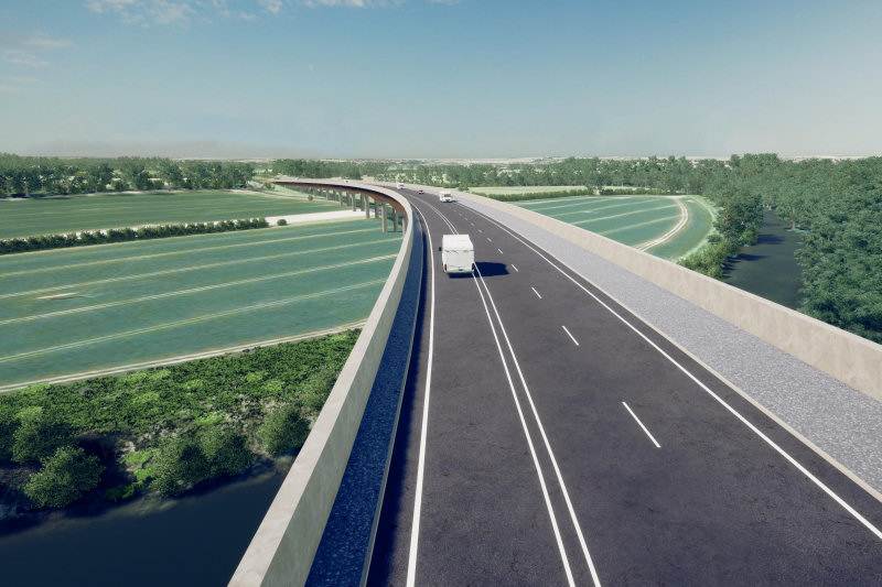 The road would link the northern and western parts of Shrewsbury