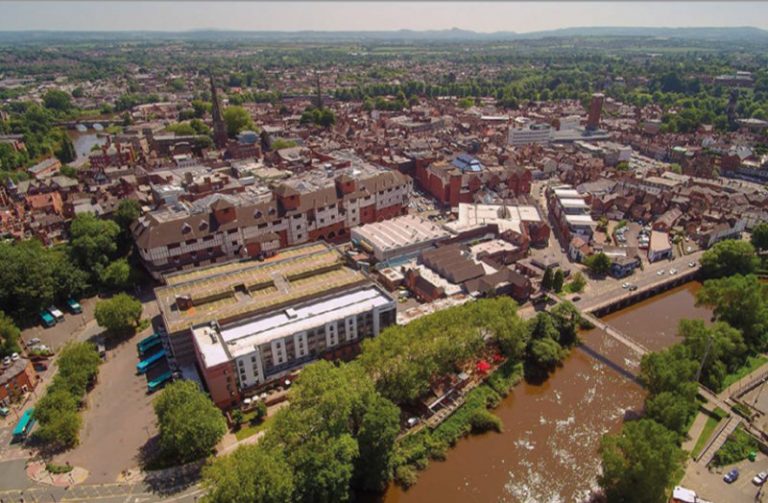 The Riverside area in Shrewsbury. Photo: Shropshire Council