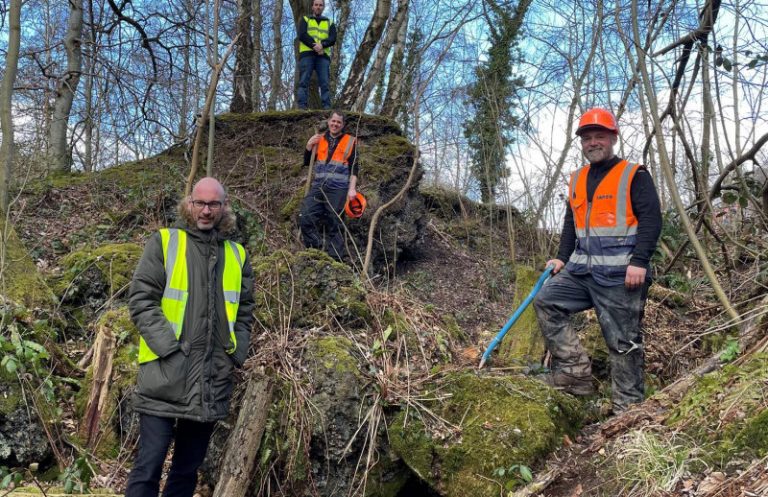 Nick Ralls, CEO; Rory Hunter, Special Projects Director; Steven Vass, CAP.Co Designer; Chris Moore, CAP.Co Site Manager