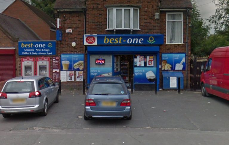 The robbery happened at the cashpoint outside Monkmoor Post Office and Newsagent. Image: Google Street View