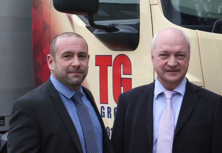 TG Builders’ Merchants general manager Mark Evans and TG Group managing director Tudor Griffiths