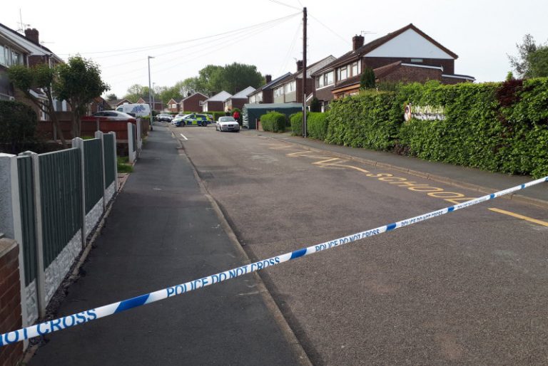 The incident happened on Teagues Crescent in Trench. Photo: West Mercia Police / @TelfordCops