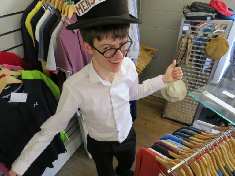 The shop provides work experience for students helping to prepare them for employment and independence after college