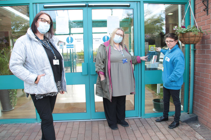 Derwen College, in Gobowen, near Oswestry, is proud to display a new ‘Safe Place’ sticker on the college’s newly refurbished Walled Garden Café