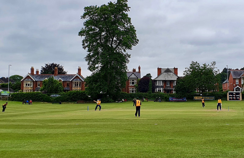 Oswestry Cricket Club hosted Shropshire’s seven-wicket defeat against Staffordshire