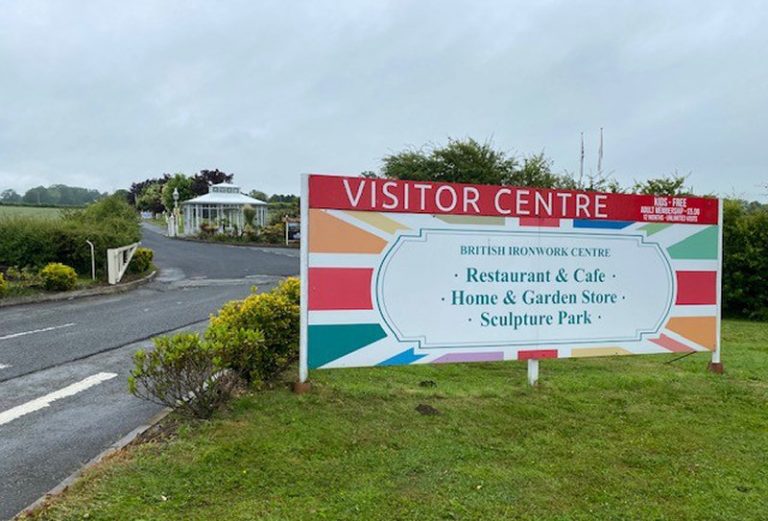 Junction improvement work begins on A5 outside British Ironwork Centre