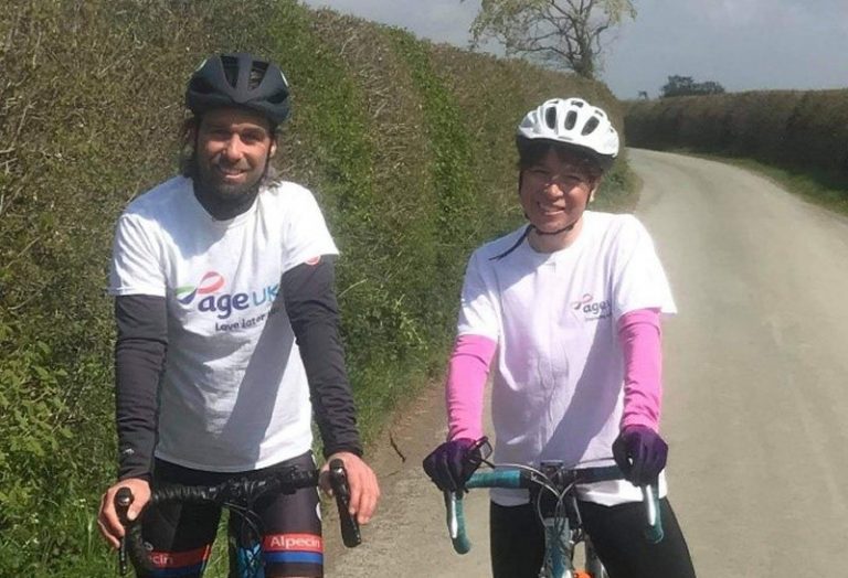 Pair take on epic endurance cycle ride for local charity