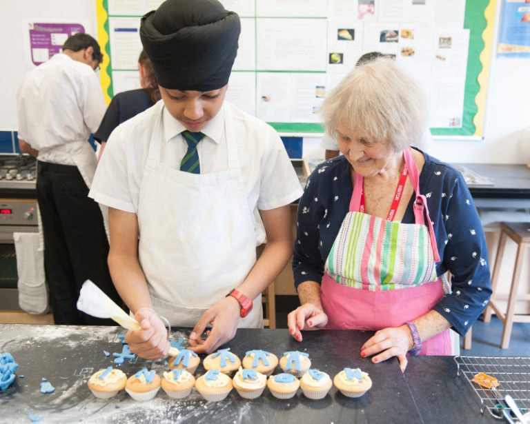 Norma’s organisation ‘From Generation to Generation’, links up older people with school pupils