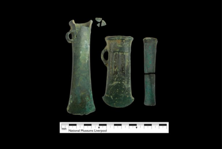 The hoard comprises three tools of later Bronze Age date