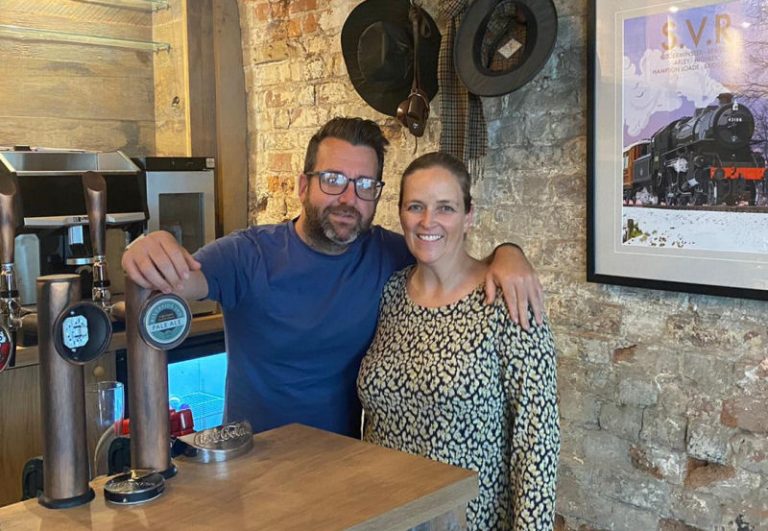 Chris Kendall, general manager and Jo Perry, assistant manager of The Riverside Inn