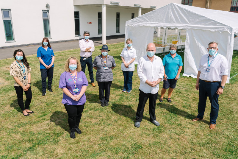 Health heroes enjoyed a celebratory lunch