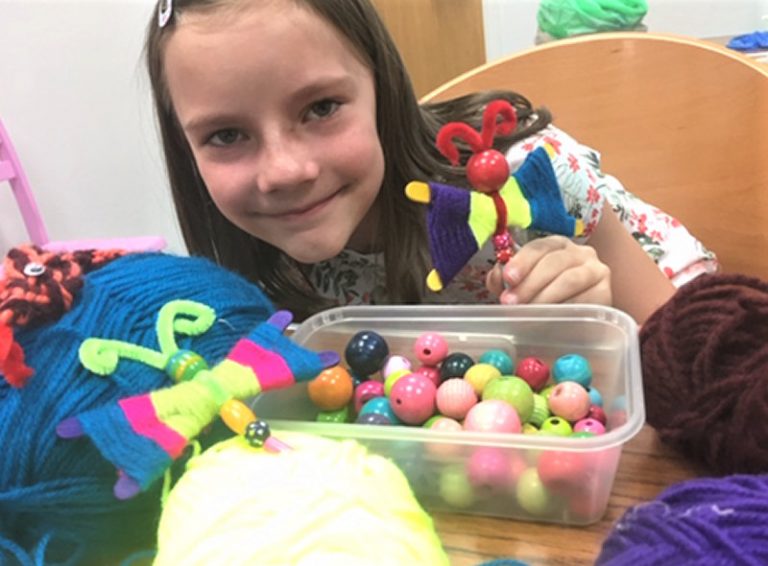 Lilli Timmis, looking forward to participating in the holiday activities