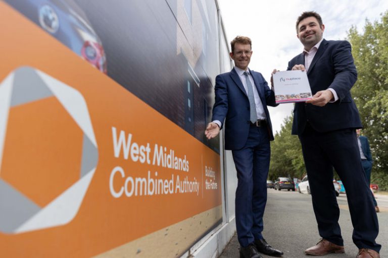 Andy Street, Mayor of the West Midlands and Councillor Shaun Davies, Leader of Telford & Wrekin Council