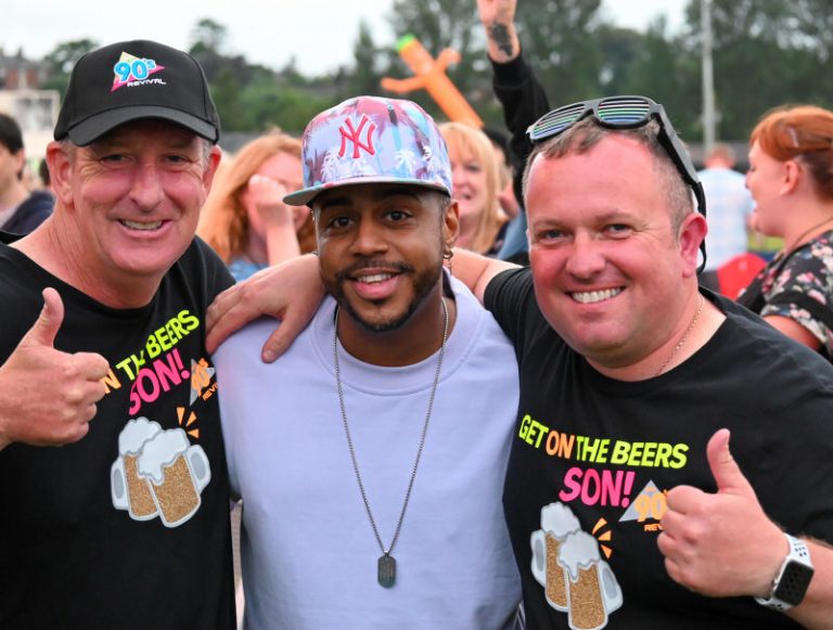 Bradley from S Club with Dave & Benno