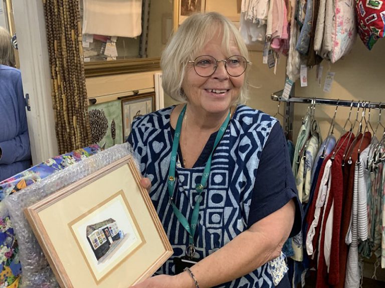 Gayna Woodland has helped raise thousands of pounds for charity