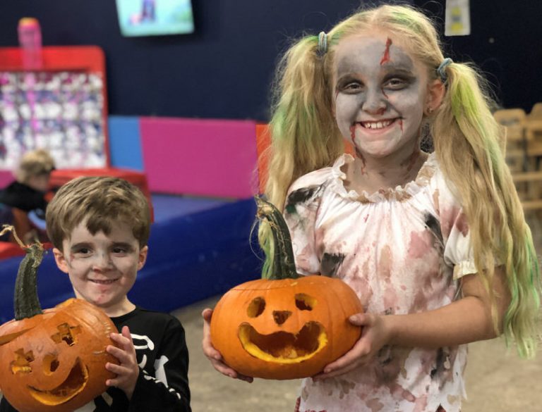 Children with pumpkins at last year's event