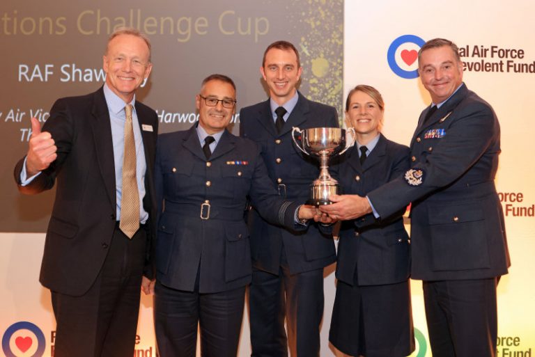 Personnel from RAF Shawbury at the RAF Benevolent Fund Awards. Photo: Ollie Dixon/RAF Benevolent Fund