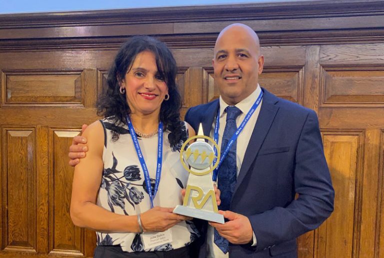 Julie Kaur Duhra with Joey Singh Duhra