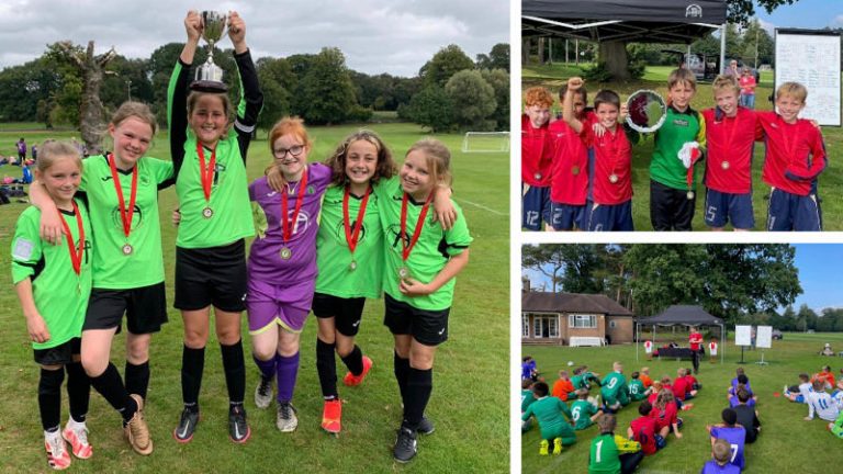 Greenfields Primary School won the Crossbar Cup for Year 5/6 girls teams, Longnor CE Primary School with the Crossbar Shield for Year 5/6 boys teams and Kevin Sandwith, Crossbar’s head of education in sport, talks to some of the teams