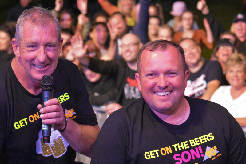 DJs Dave Prince and Paul Bennett