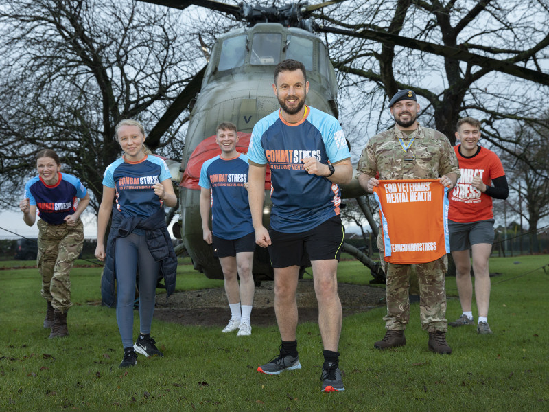 Members of the RAF Shawbury team taking part in the ‘12Ks of Christmas’