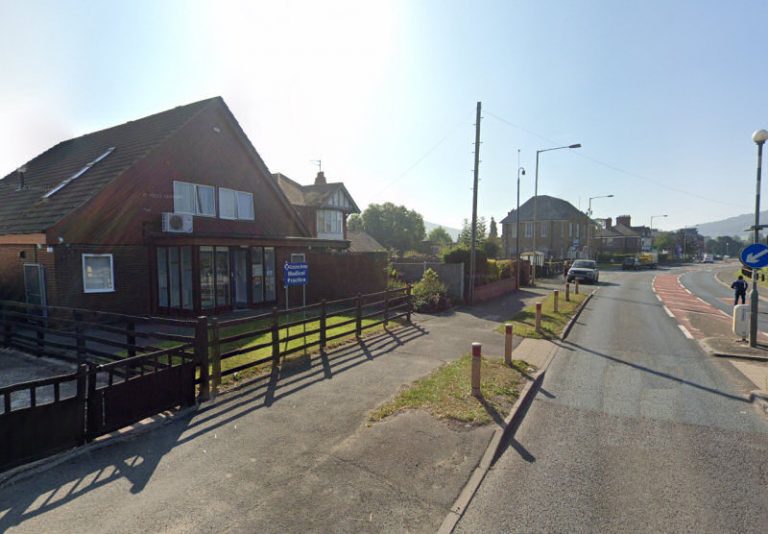 The incident happened outside Craven Arms Medical Centre. Image: Google Street View