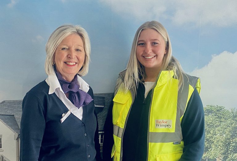 Sales Executive Christine Evans and Assistant Site Manager Emma Walton