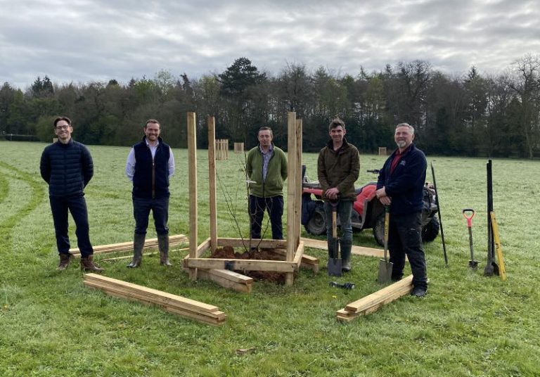 Lord Newport (Managing Director Bradford Estates), Steve Farrow (Property Director Bradford Estates), Rob South (Bronwin & Abbey), Barry Thomas (Bronwin & Abbey), Vince Derry (Head Groundsman)